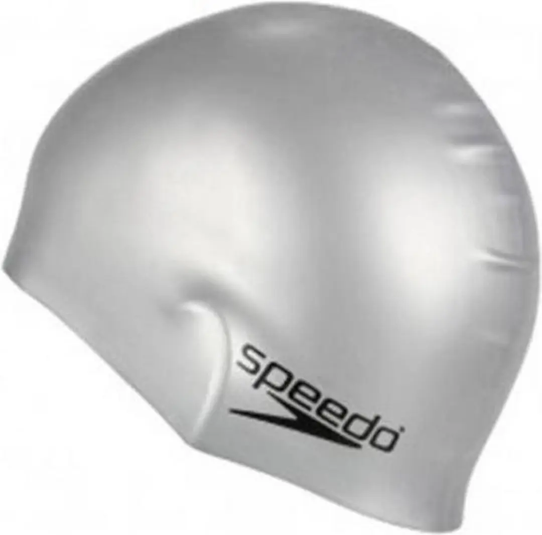 Speedo Plain Flat Badmuts - One Size - Zilver
