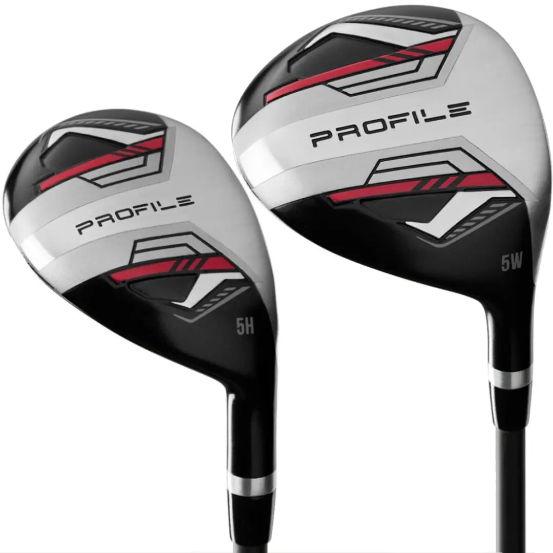 Wilson Profile 14-delige Golfset 2025 - Links - Zwart/Geel/Rood