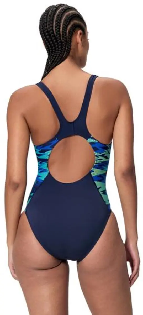 Speedo Hyperboom Muscleback Dames Sportbadpak 44 - Marine