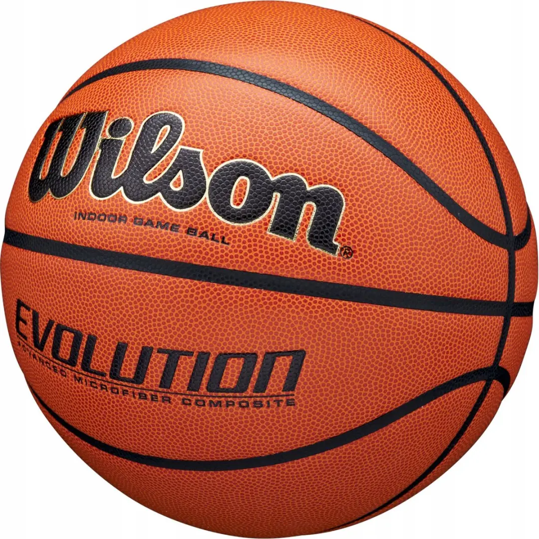 Wilson Evolution Basketbal Maat 7 - Indoor Wedstrijdbal - Oranje