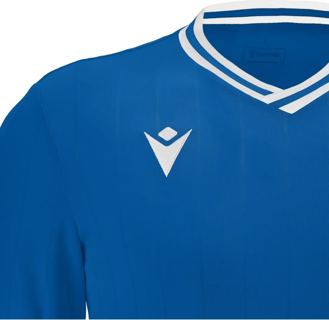 Macron Halley Shirt Korte Mouw Kinderen 146/152 - Royal