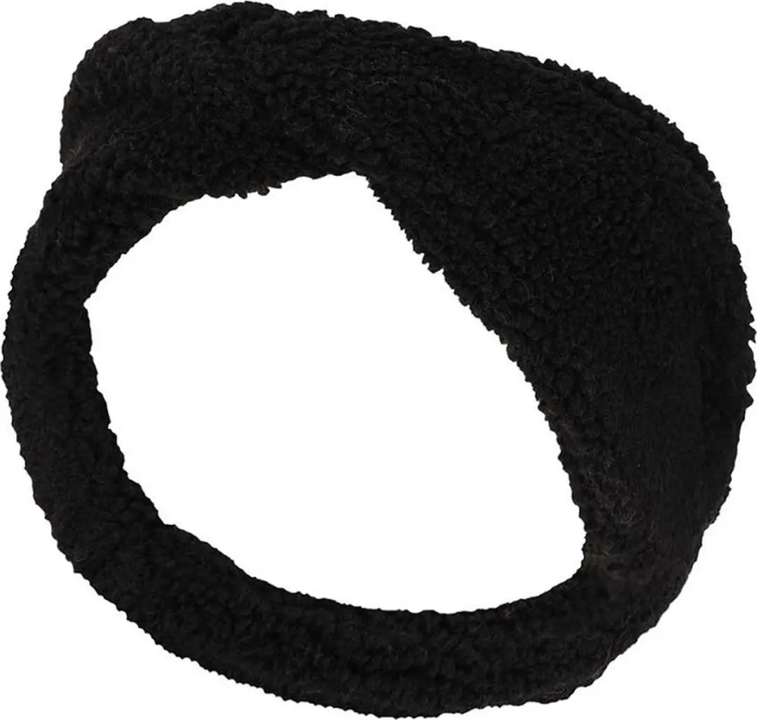 Sarlini Teddy Wol Haarband - One Size - Zwart