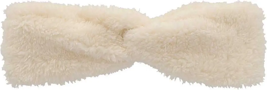 Sarlini Teddy Wol Haarband - One Size - Zwart