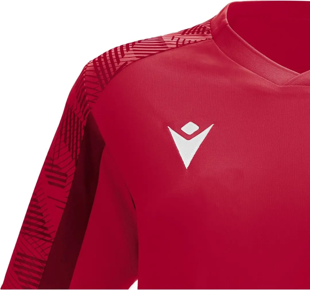 Macron Bellatrix Shirt Dames - Korte mouw - M - Rood