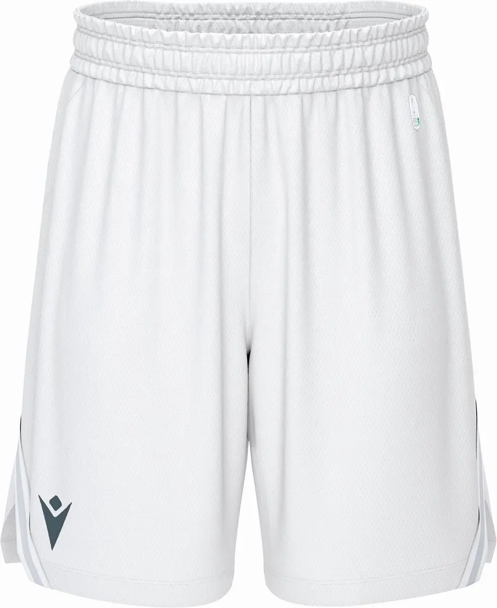 Macron Kansas Eco Basketbalshort Heren - XS Wit