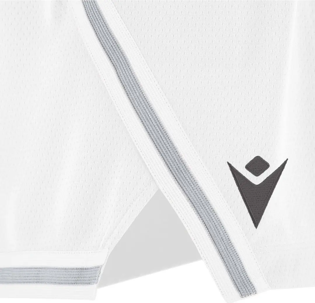 Macron Kansas Eco Basketbalshort Heren - XS Wit