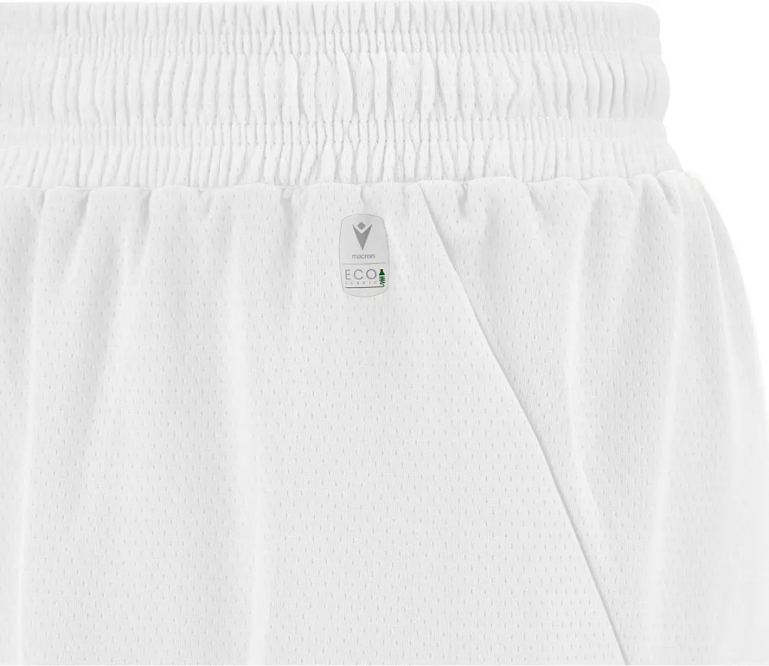 Macron Kansas Eco Basketbalshort Heren - XS Wit