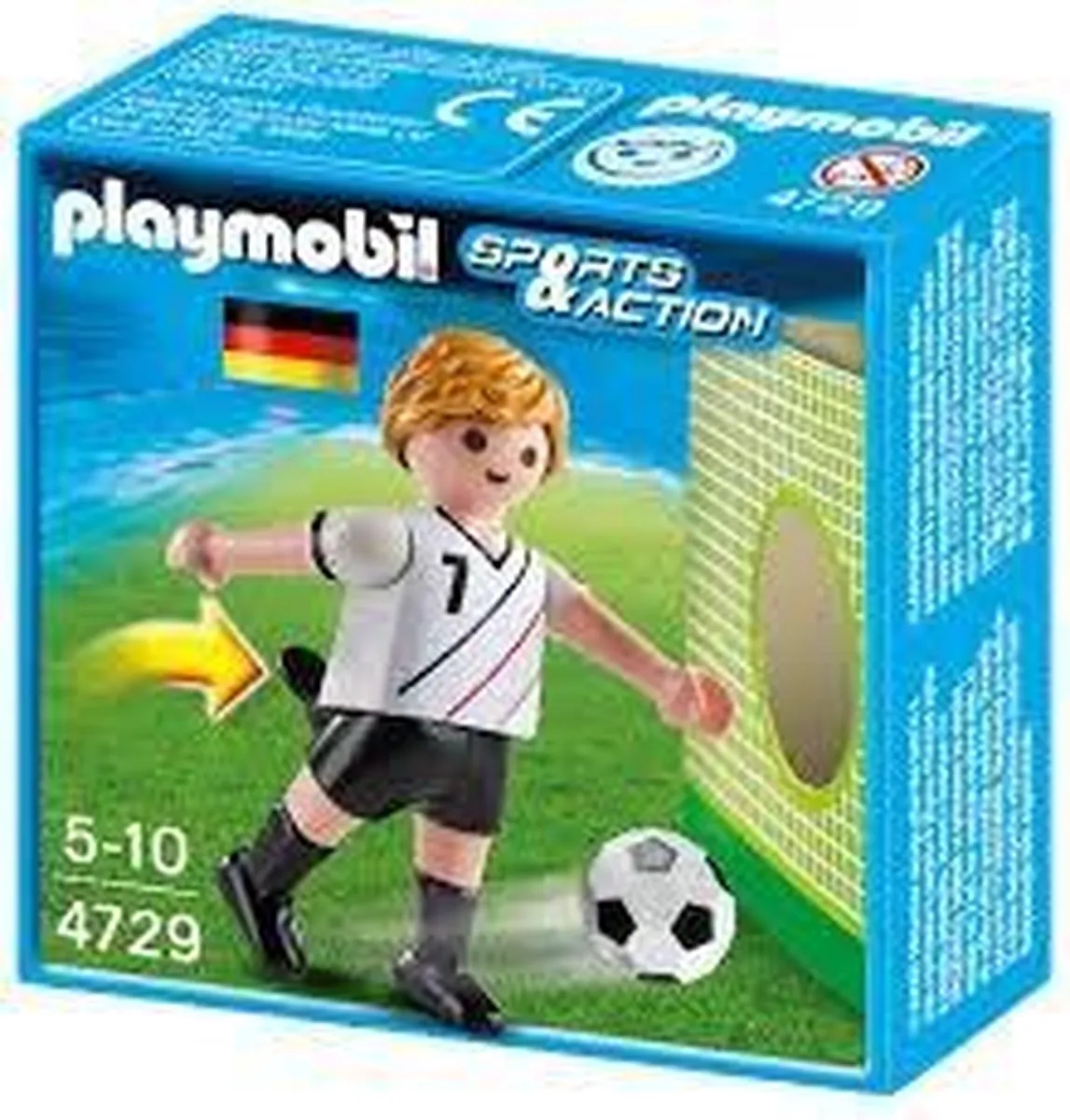 Playmobil Voetbalspeler Duitsland 4729 - Meerkleurig