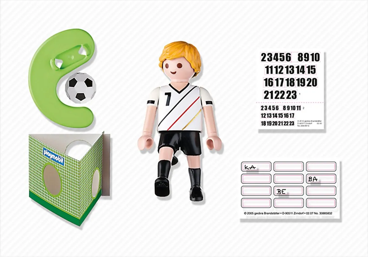 Playmobil Voetbalspeler Duitsland 4729 - Meerkleurig