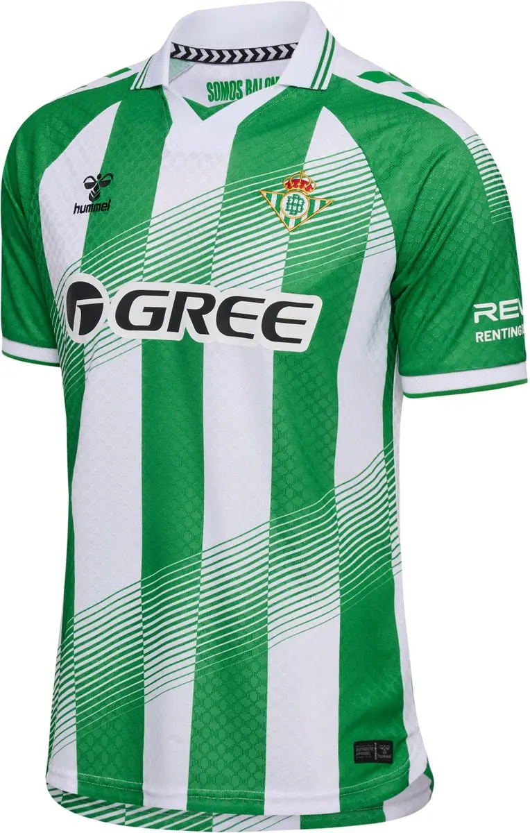 hummel Real Betis Thuis T-shirt 26/27 - XXL - Fern Green - afbeelding 5 van 6