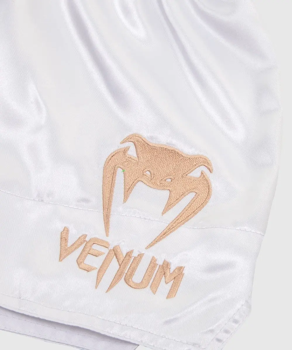 Venum Muay Thai Short Classic Wit/Goud - S