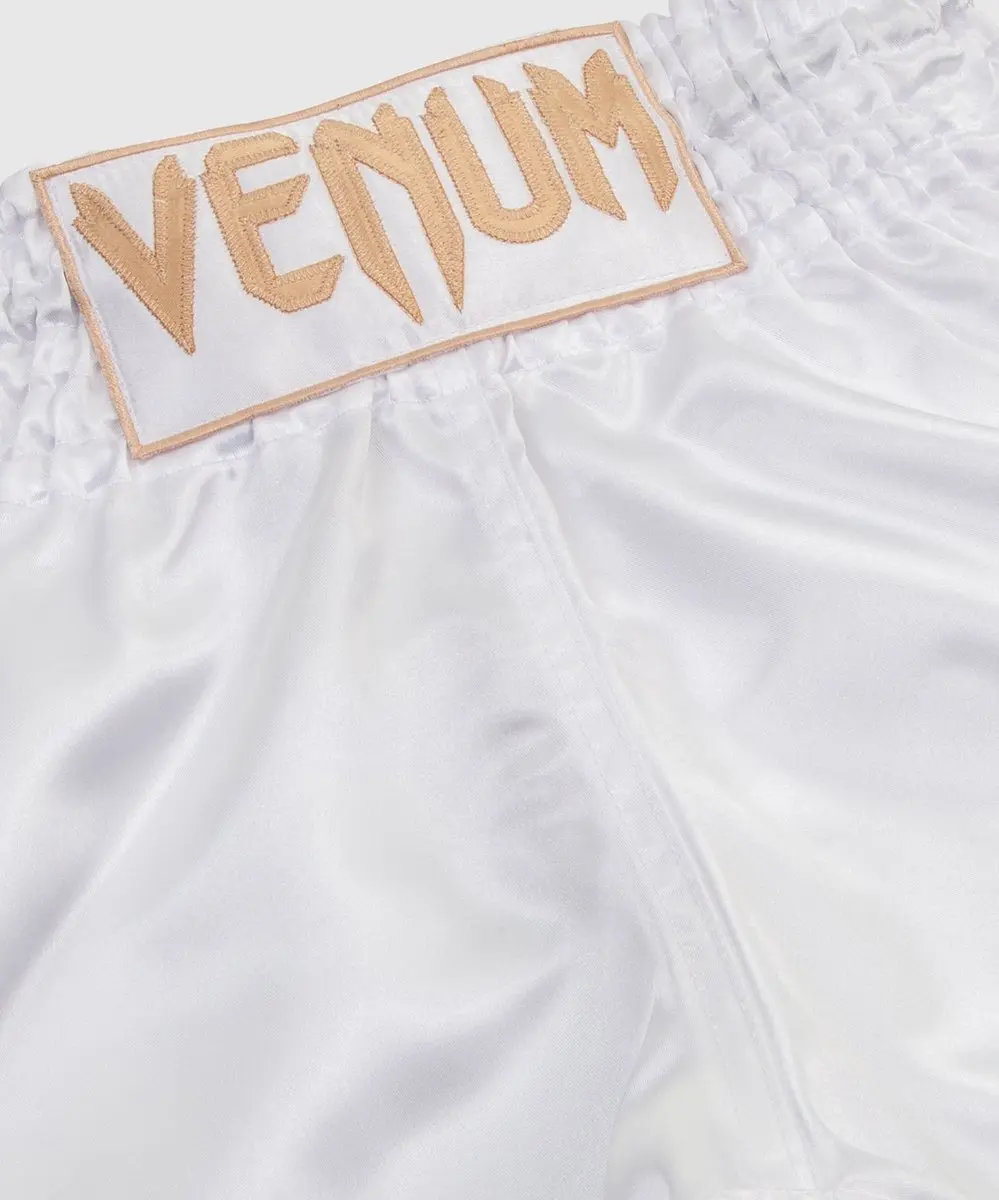 Venum Muay Thai Short Classic Wit/Goud - S