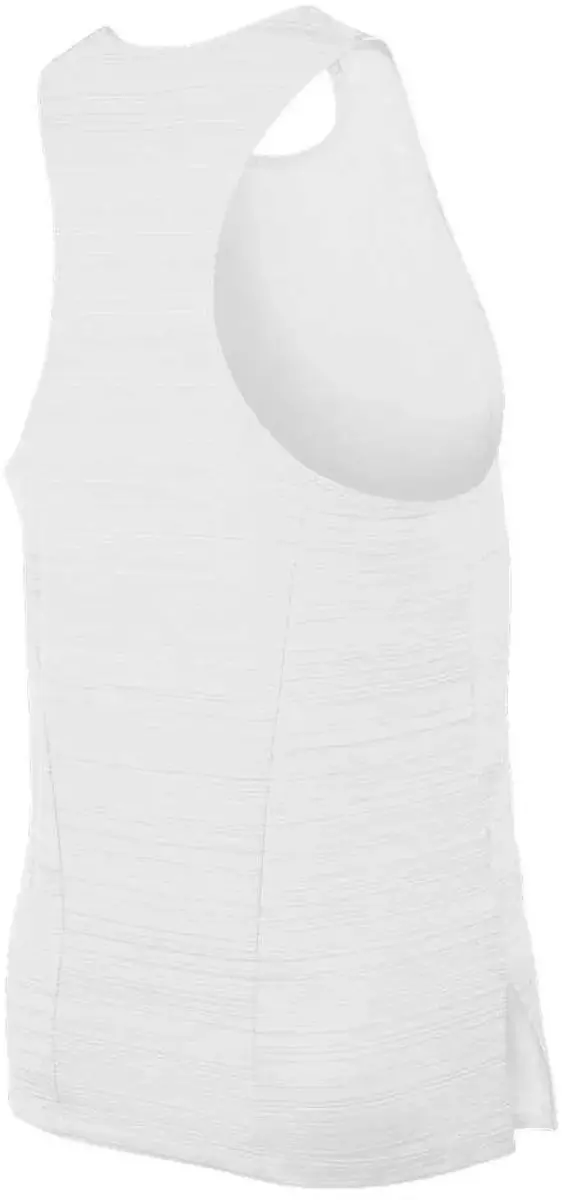 Nike Stock Dry Miler Mouwloos T-shirt M - Wit