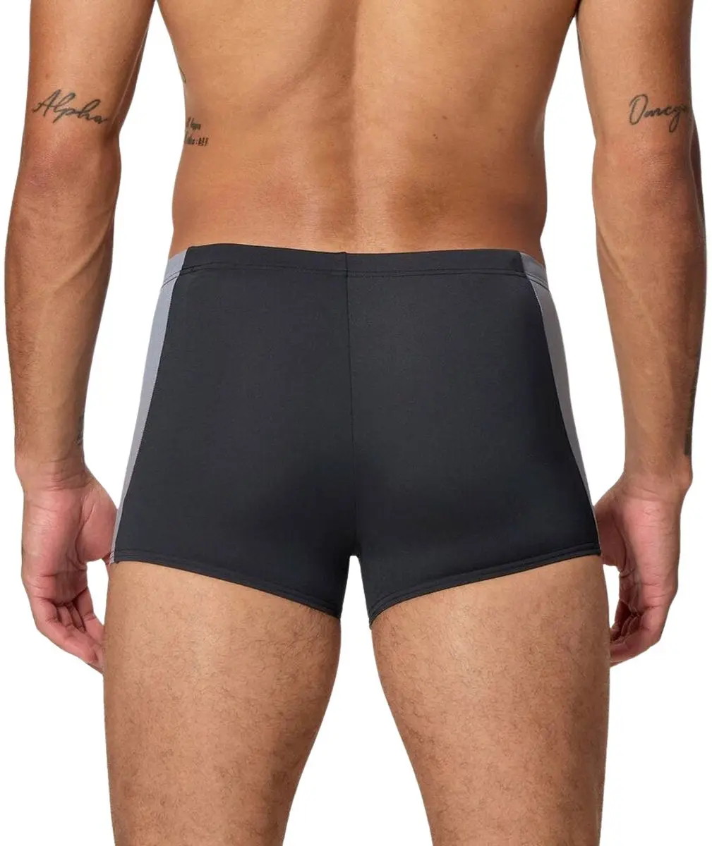 Speedo Solid Splice Aquashort Heren XXL - Zwart/Grijs