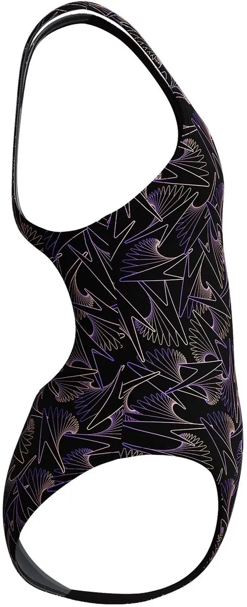 Speedo Hyper Boom Medalist Badpak - Meisjes 128 - Zwart/Paars