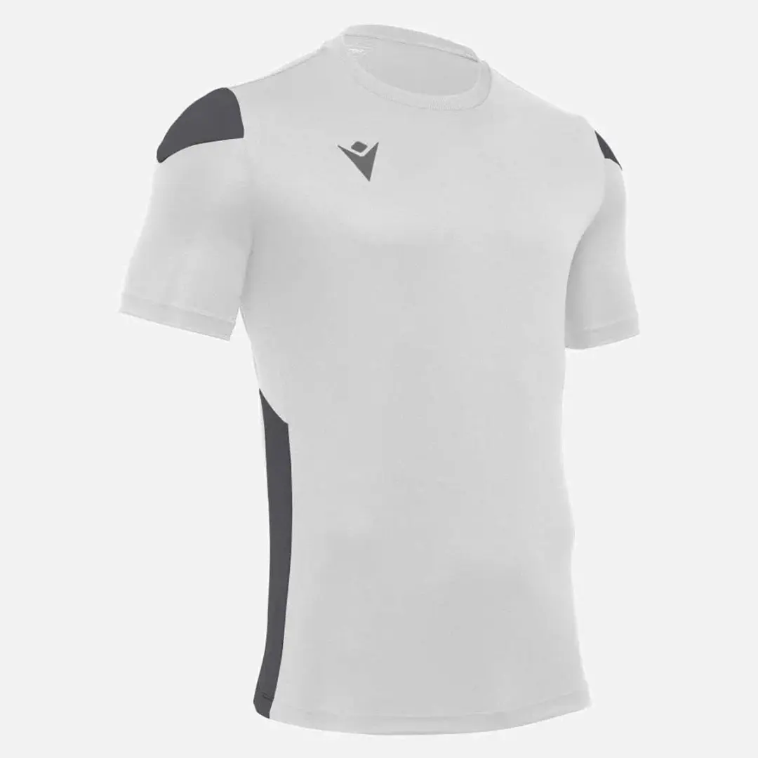 Macron Polis Shirt Korte Mouw Heren - L - Wit