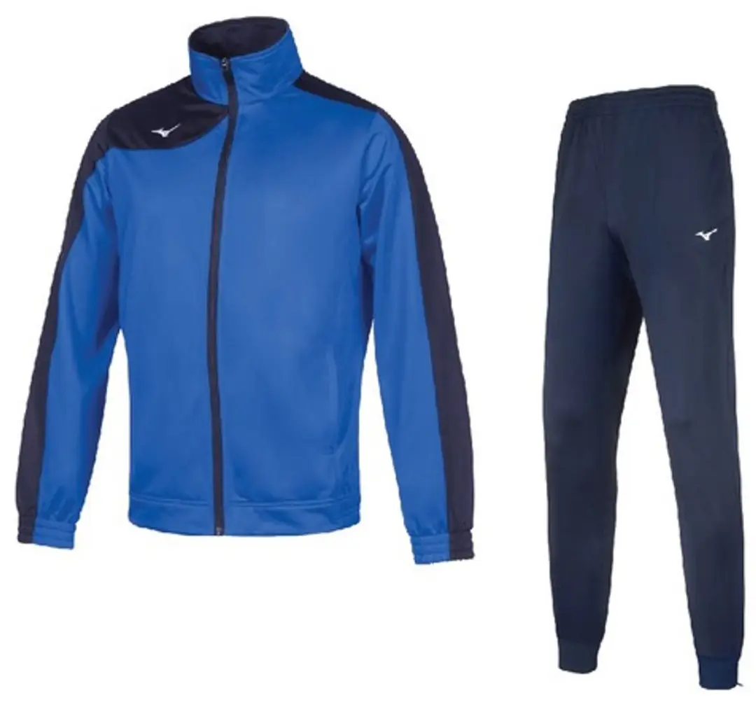 Mizuno Team Kobe Knitted Trainingspak M - Zwart/Zwaar Blauw - afbeelding 6 van 6