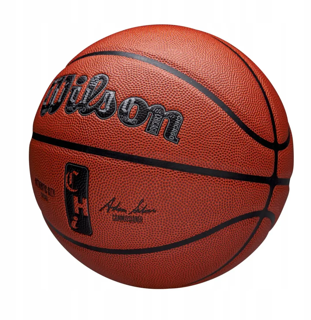 Wilson NBA Authentic City Chicago Basketbal - Maat 5