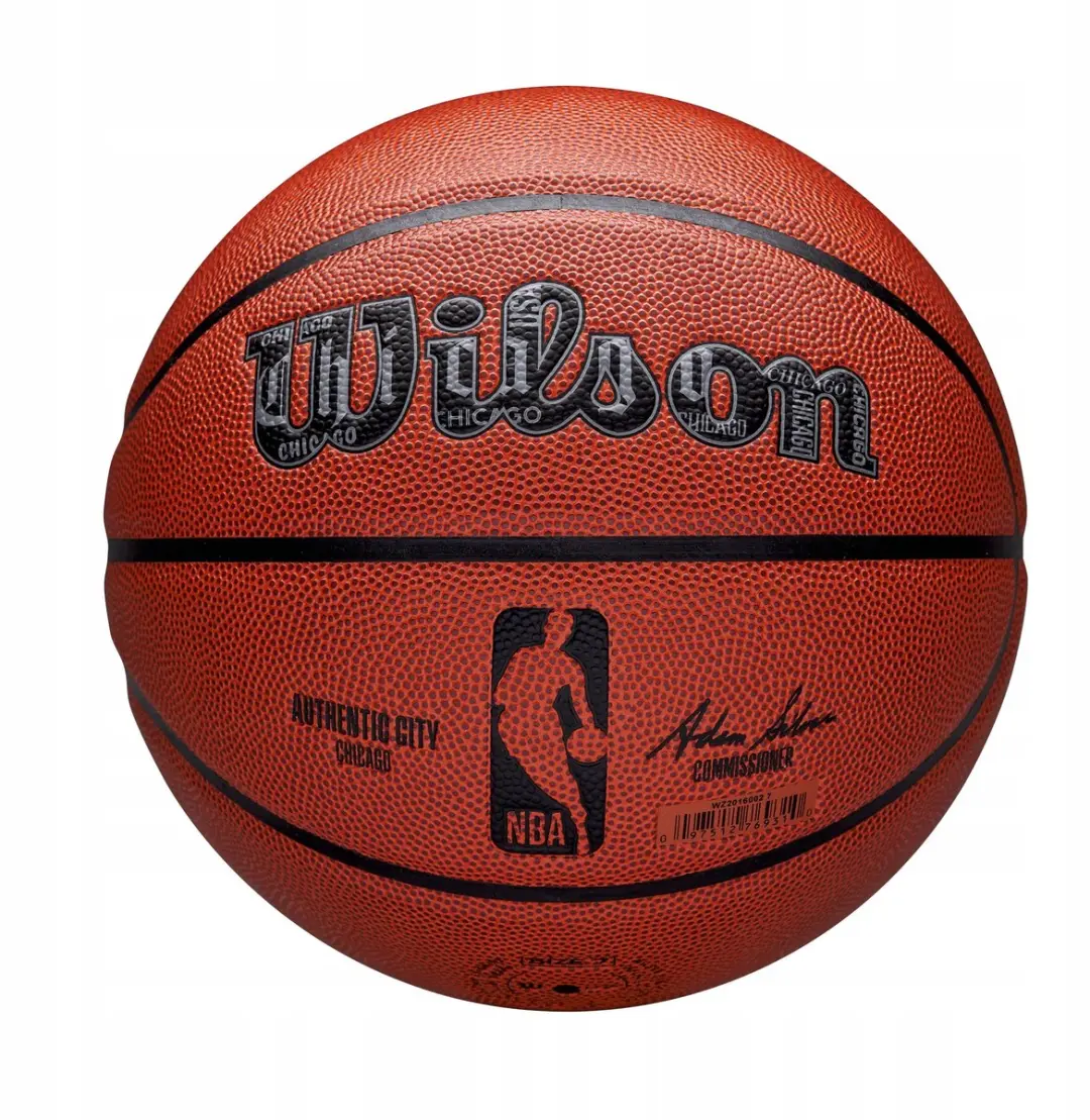 Wilson NBA Authentic City Chicago Basketbal - Maat 5