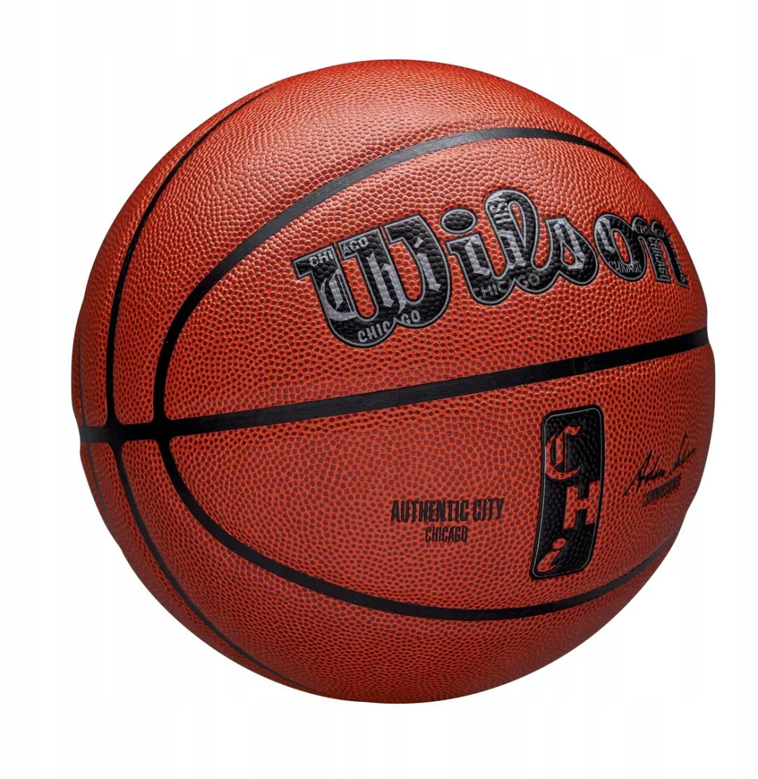 Wilson NBA Authentic City Chicago Basketbal - Maat 5