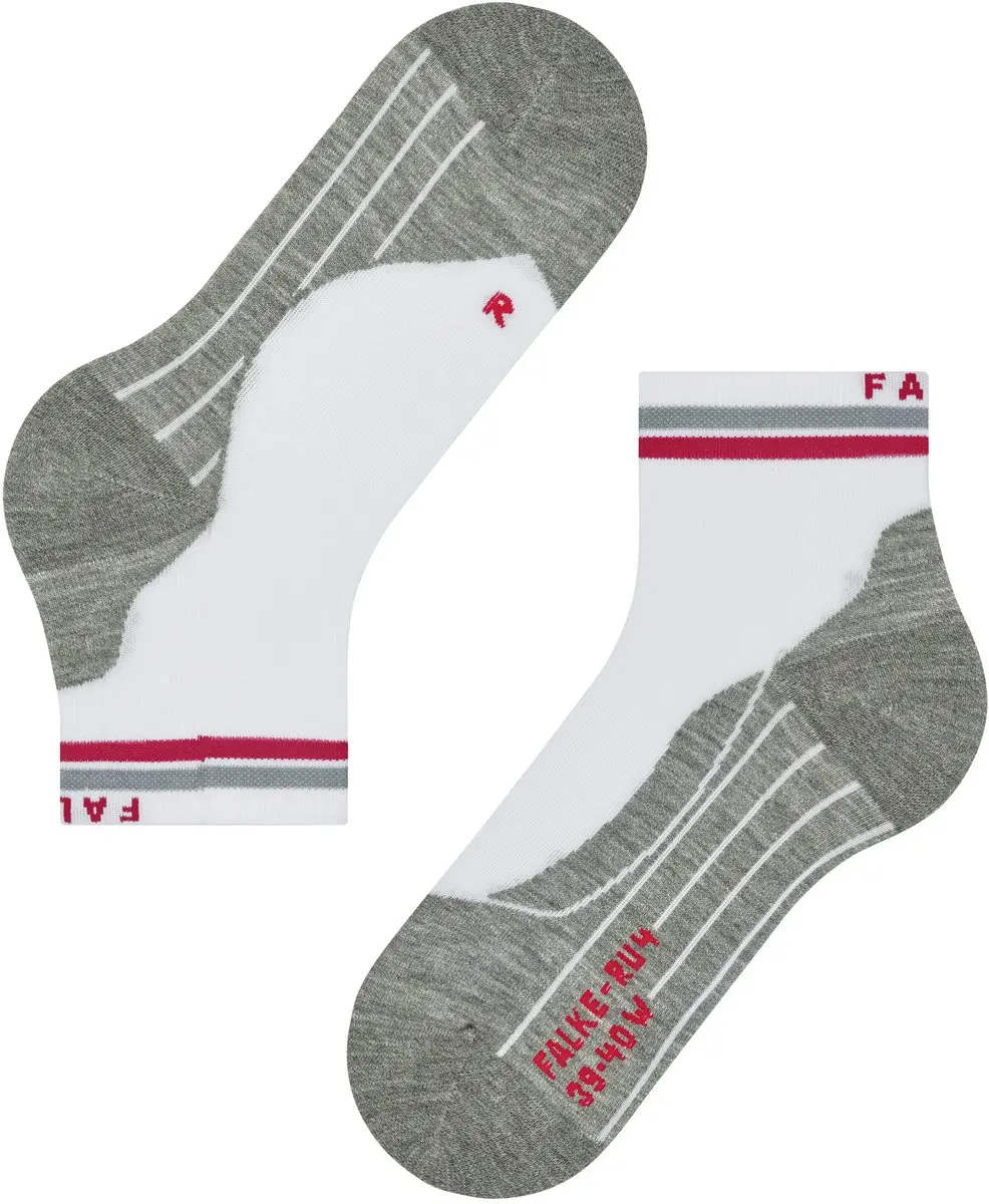 Falke RU4 Endurance Short Reflect Dames Sokken - Wit