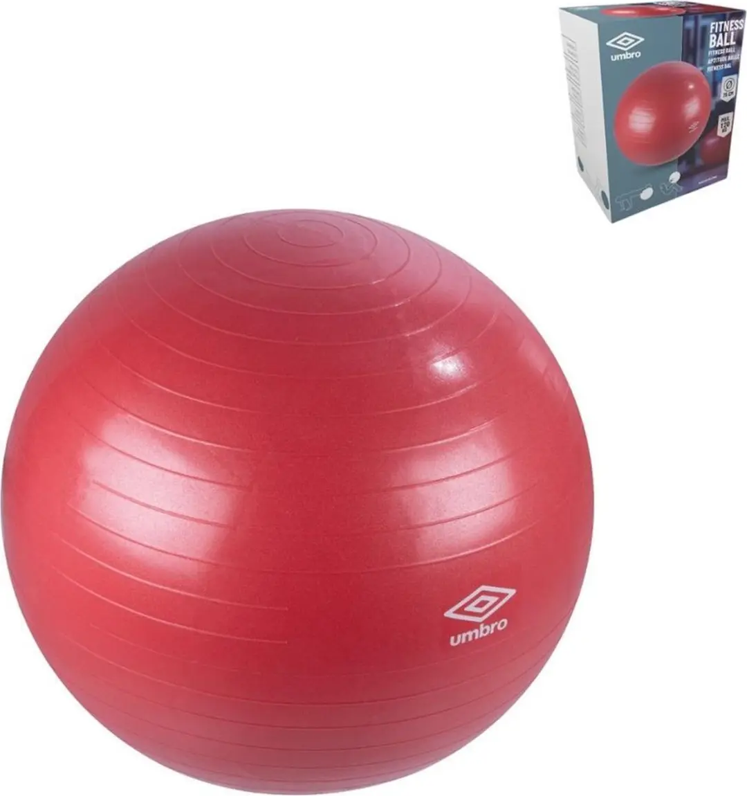 Umbro Fitnessbal 75cm - Rood