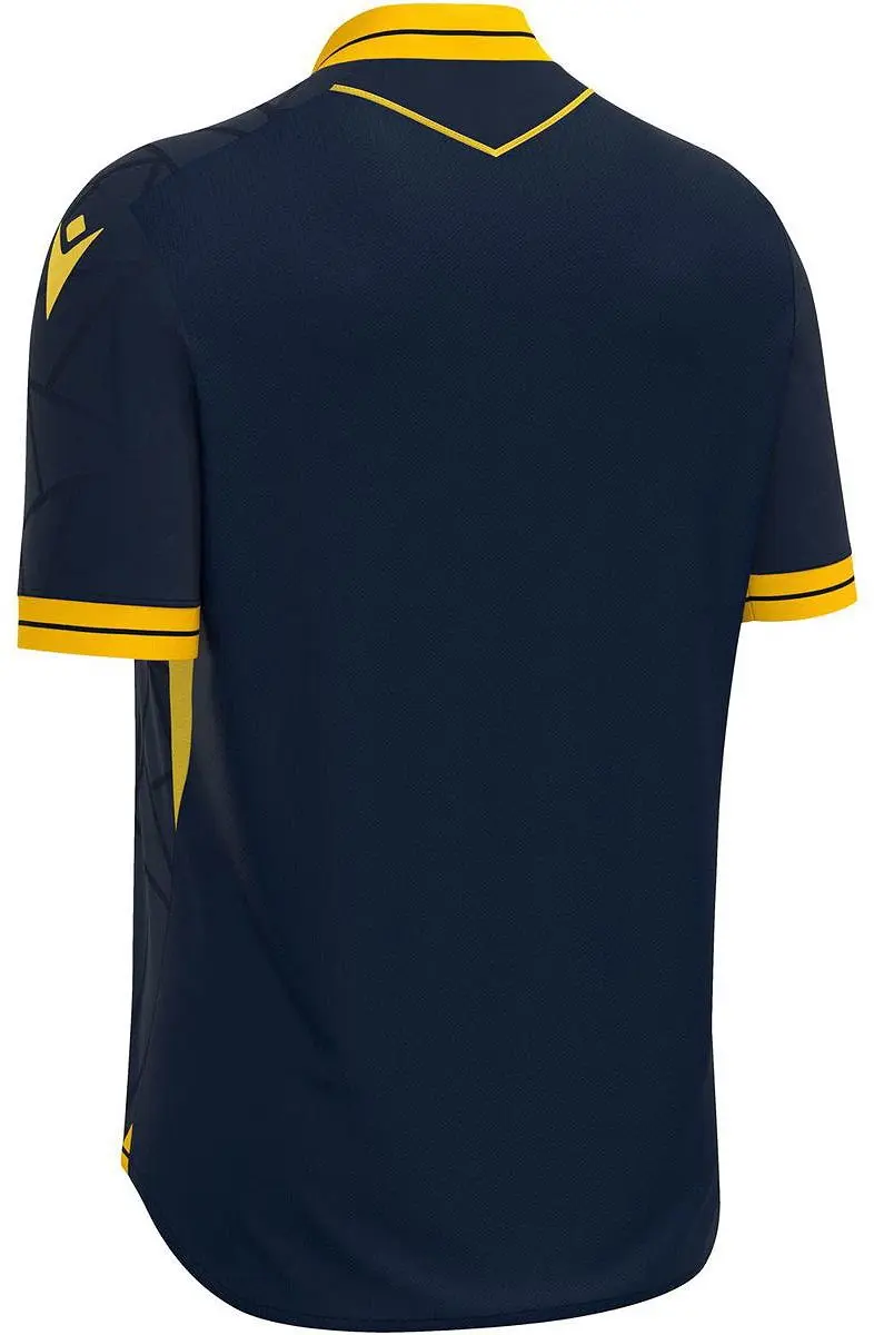 Macron Cerberus Shirt Heren Korte Mouw - XL - Marine