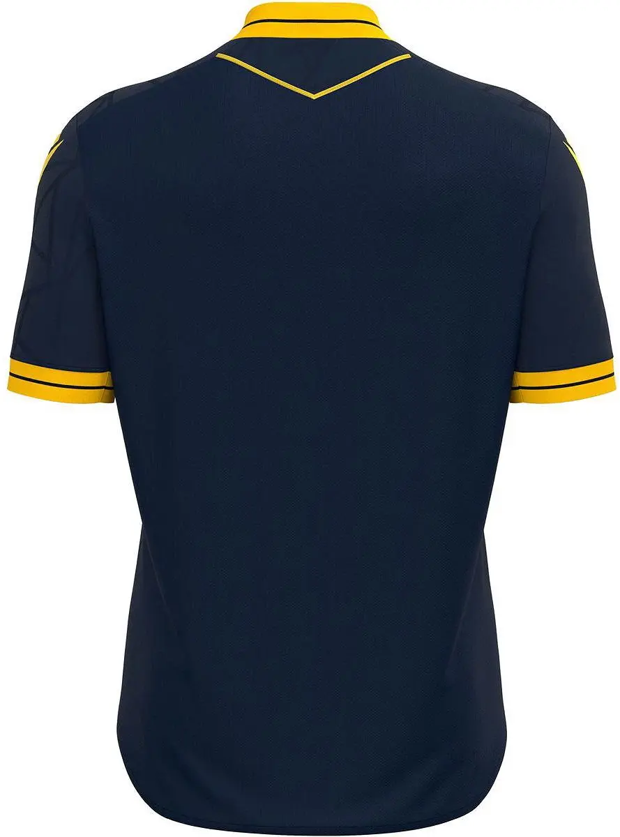 Macron Cerberus Shirt Heren Korte Mouw - XL - Marine