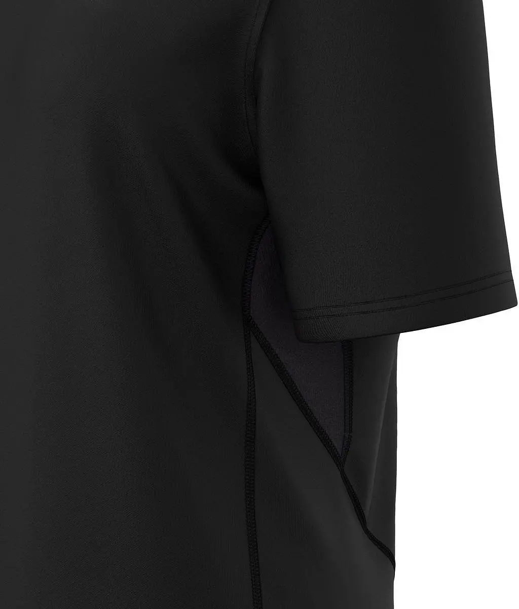 Macron Beryl Rugbyshirt Dames M - Zwart