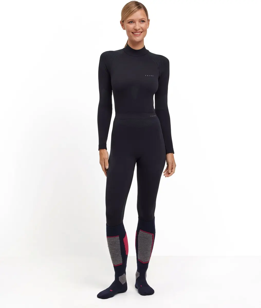Falke Warm Long Tights 39164 - XS - Zwart