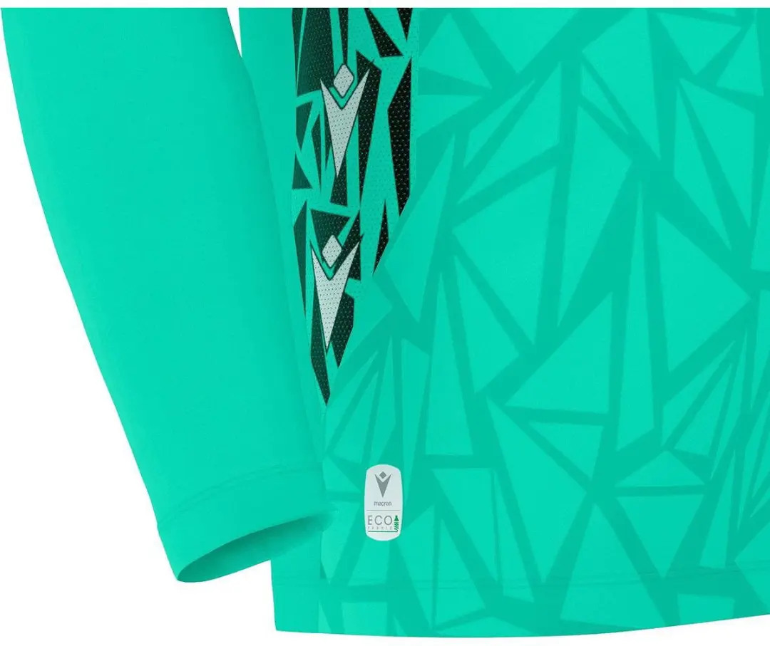 Macron Corvus Eco Keepershirt Kinderen - Lange mouw 122/128 - Turkoois/Zwart - afbeelding 6 van 6