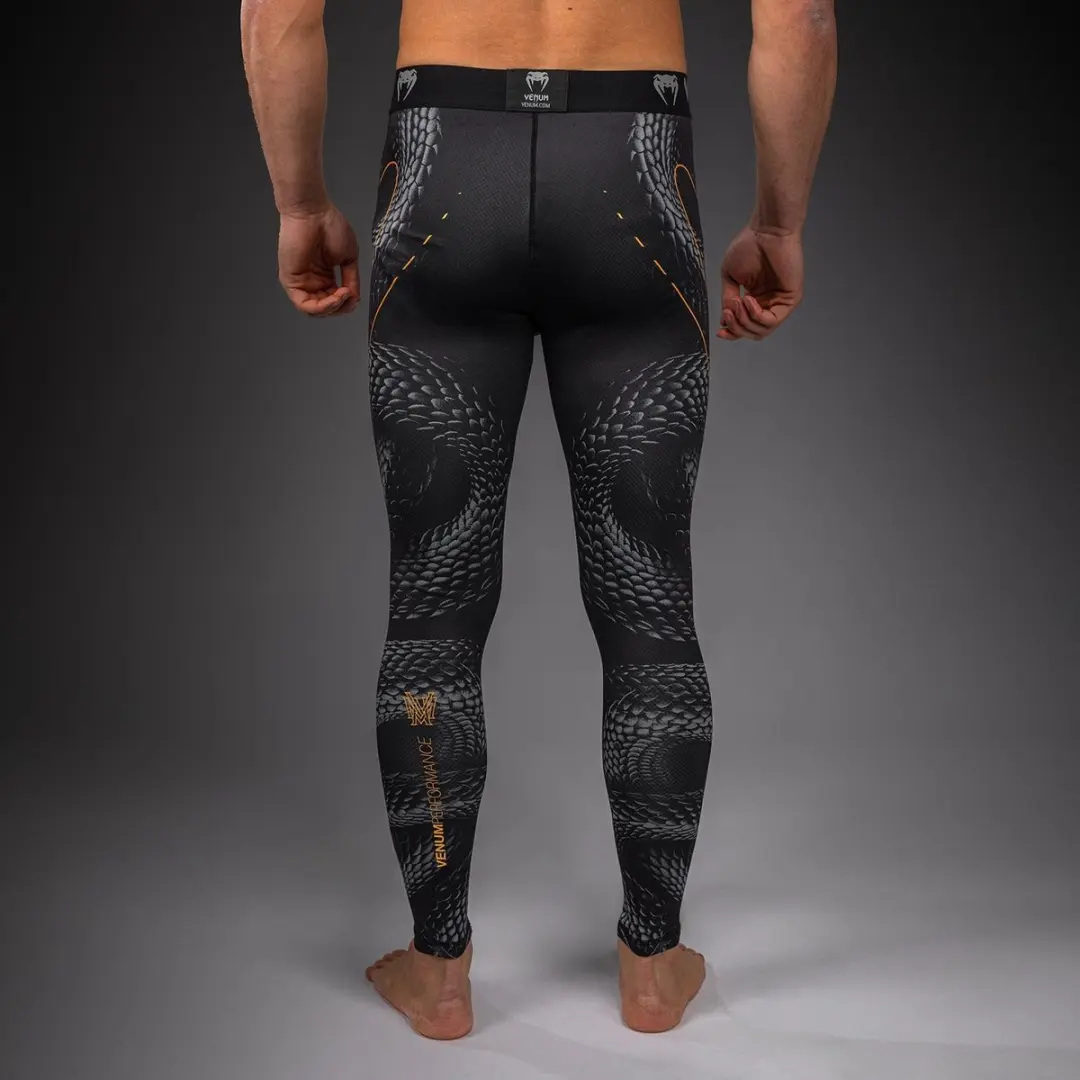 Venum Matupa Spats Compressielegging - L - Zwart/Grijs/Goud