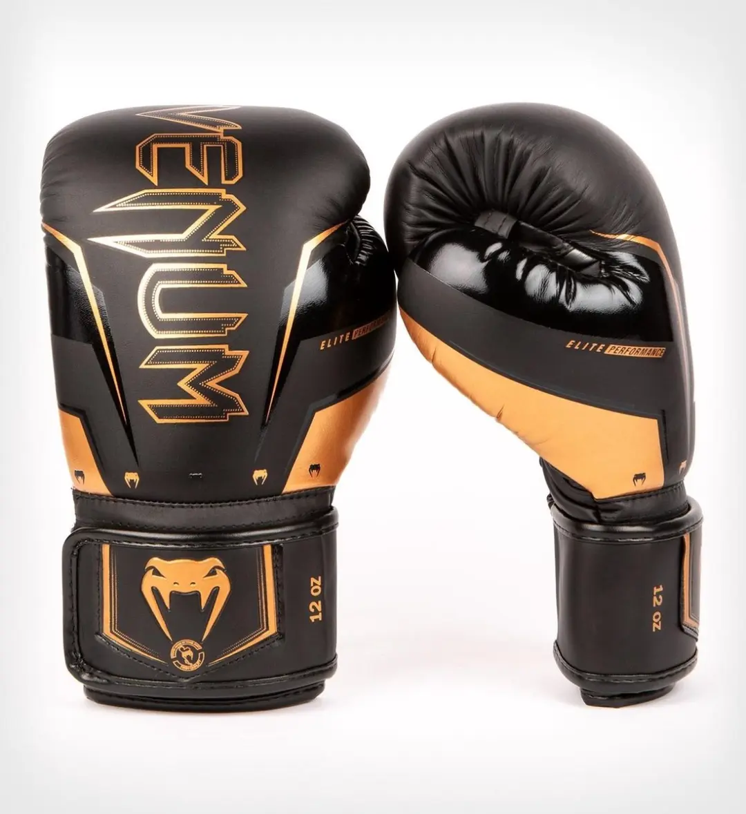 Venum Elite Evo Bokshandschoenen 14 oz - Zwart/Brons
