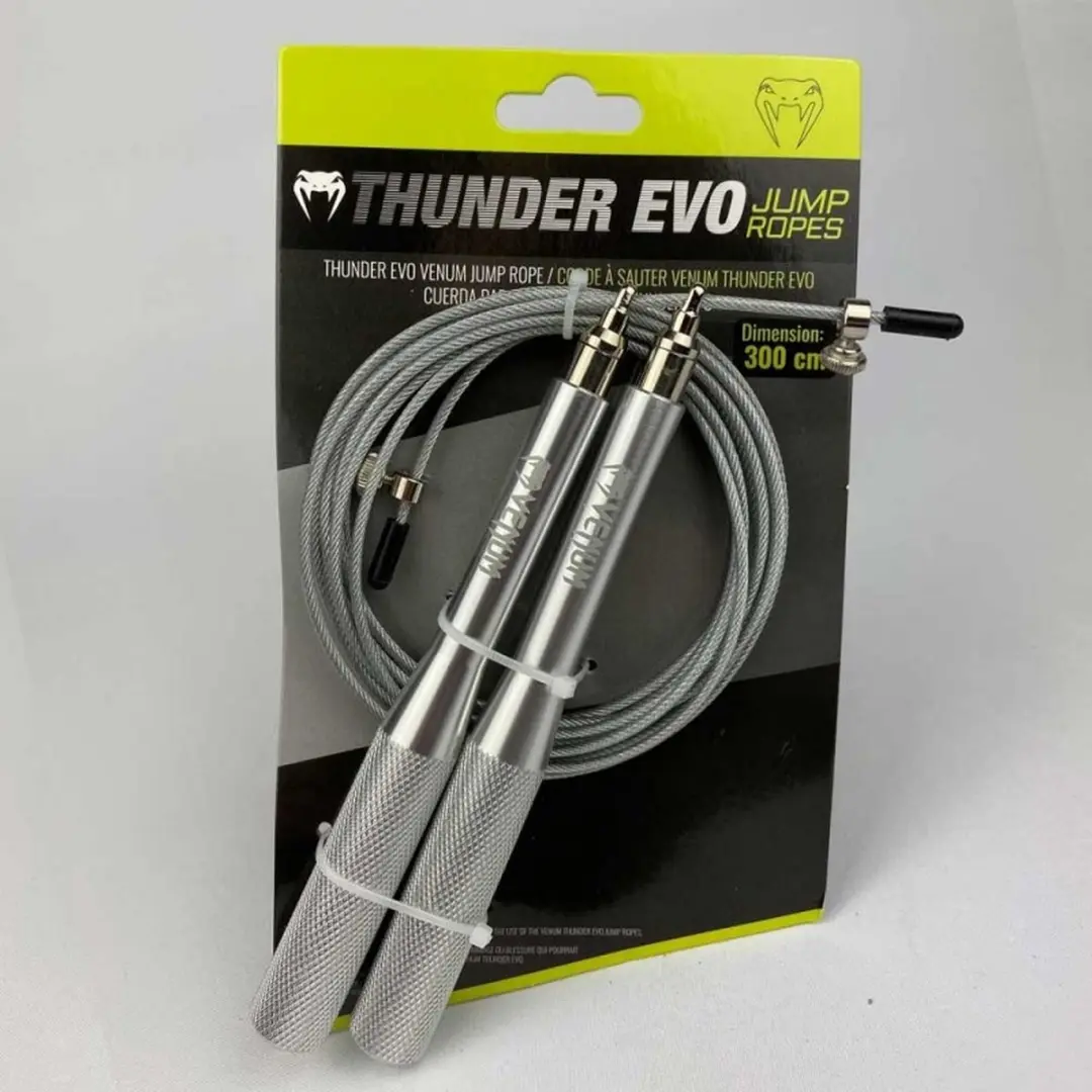 Venum Thunder Evo Springtouw - Zilver