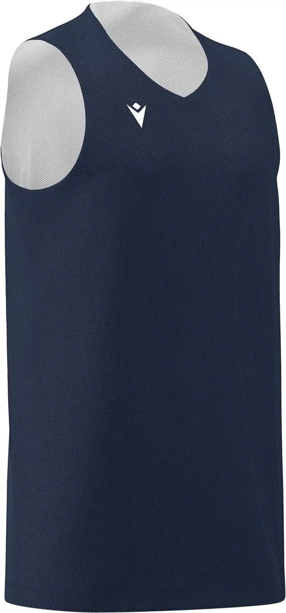 Macron Idaho Reversibel Shirt Kinderen 140 - Marine/Wit