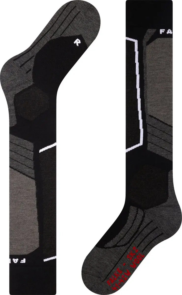 Falke SK2 Wool Skisokken Dames - Maat 41-42 - Zwart - afbeelding 6 van 6