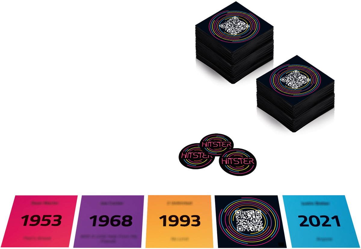 Jumbo Hitster - Rock (Germany), Kaartspel, Feest, 16 jaar, 30 min