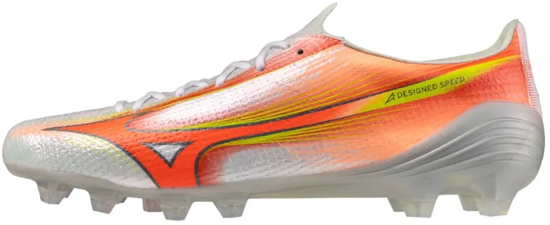 Mizuno α III Elite Voetbalschoenen 42 - Wit/Oranje
