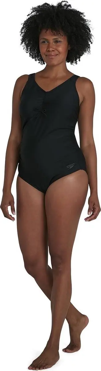 Speedo Essential U-Back Maternity Badpak - Maat M - Zwart
