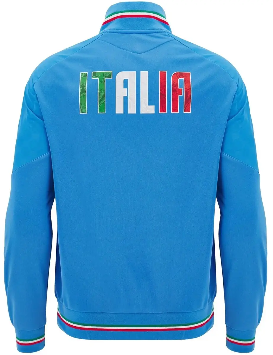 Macron Italia Sportjacke 2024 - Blauw S