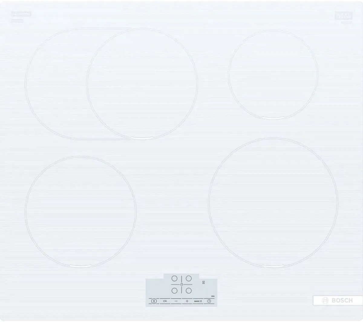Bosch Serie 6 PIF612BB1E Inductiekookplaat 60cm - 4 Zones - Wit