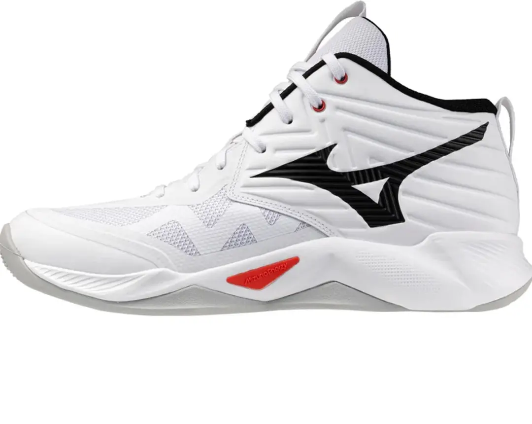 Mizuno Wave Momentum Pro Mid Indoor Sportschoenen 43 - Wit