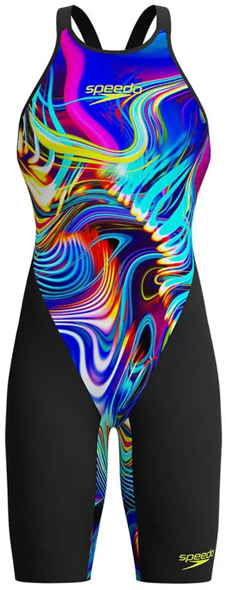 Speedo Fastskin LZR Pure Valor 2.0 Openback Zwemkleding - UK 26 - Zwart