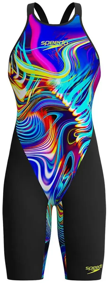 Speedo Fastskin LZR Pure Valor 2.0 Openback Zwemkleding - UK 26 - Zwart