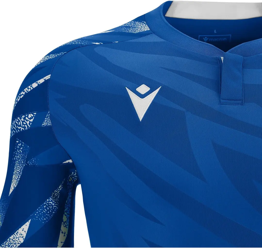 Macron Themis Eco Shirt Heren - M - Wit/Royal