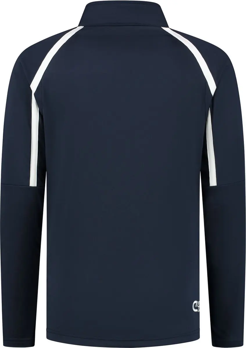 Cruyff Turn Tech Half Zip Trainingssweater Heren XXL - Navy/Wit