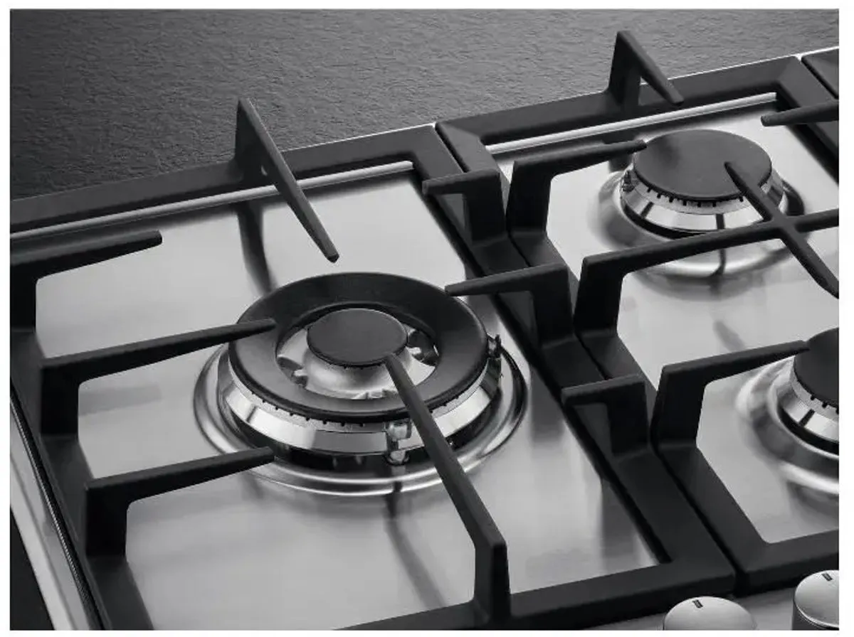 AEG HGB75520SM Inbouw Gaskookplaat 75cm - 5 Zones - Roestvrijstaal
