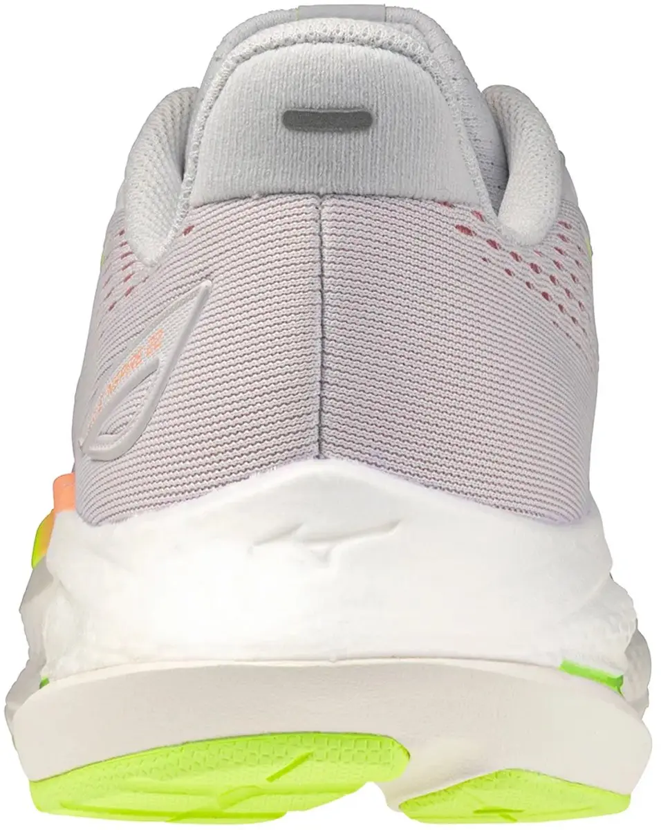 Mizuno Wave Inspire 22 Hardloopschoenen 38.5 - Weg - Cloudscape/Desert Flower/Lime