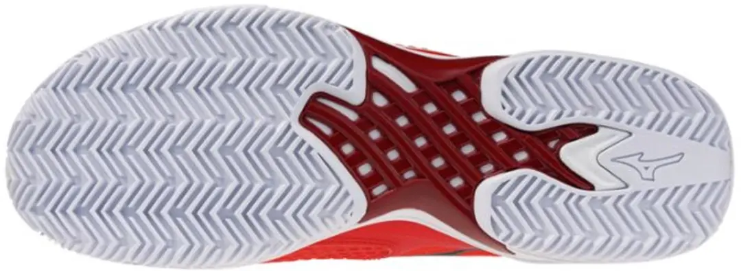 Mizuno Wave Exceed Tour 7 CC Tennisschoen - 45 - Rood/Wit - afbeelding 6 van 6