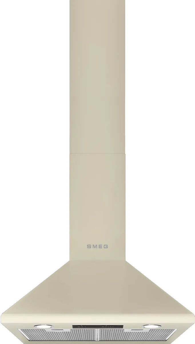 Smeg KSED65PE Afzuigkap 60cm - Crème